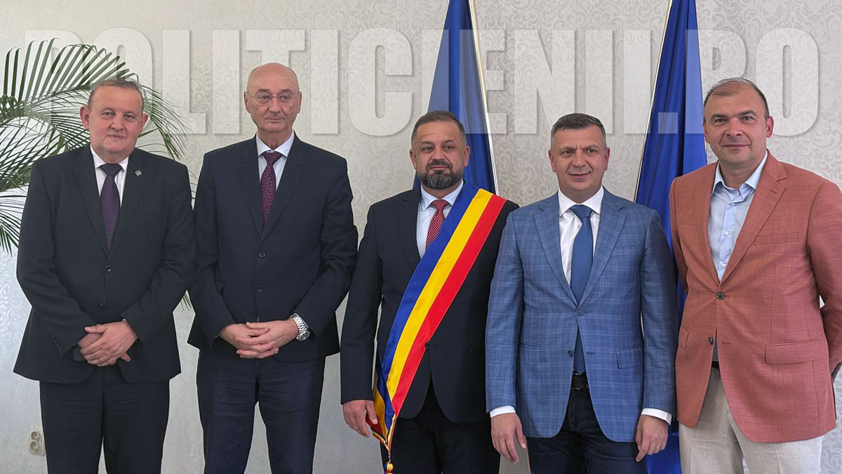 Investirea primarului Grigore Goja la Otelu Rosu