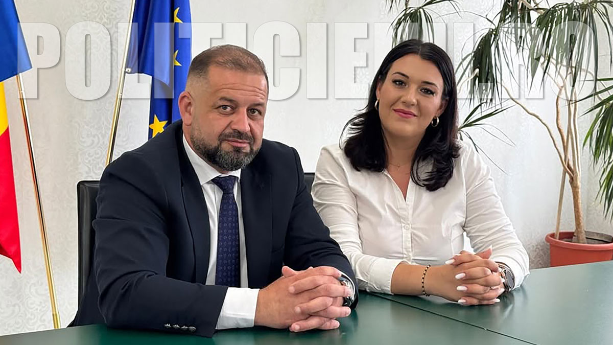 Edilul Grigore Goja si noul viceprimar Maria-Alexandra Florea