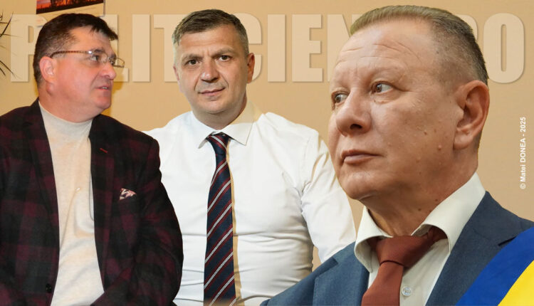 Baile Herculane, primarul Orza, Hurduzeu si Iosif Armas