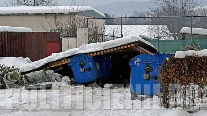 Distrugerile zapezii la Otelu Rosu Distrugerile zapezii la Otelu Rosu