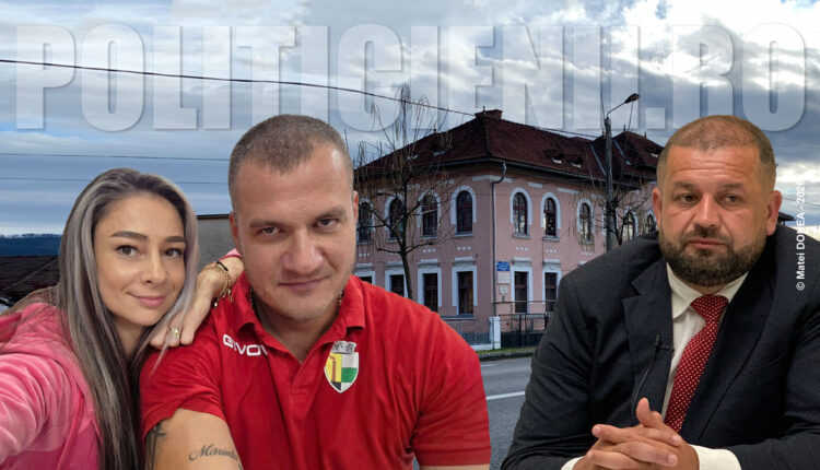 Familia Raul si Mariuta Oprisor plus "Inocentiu", primar