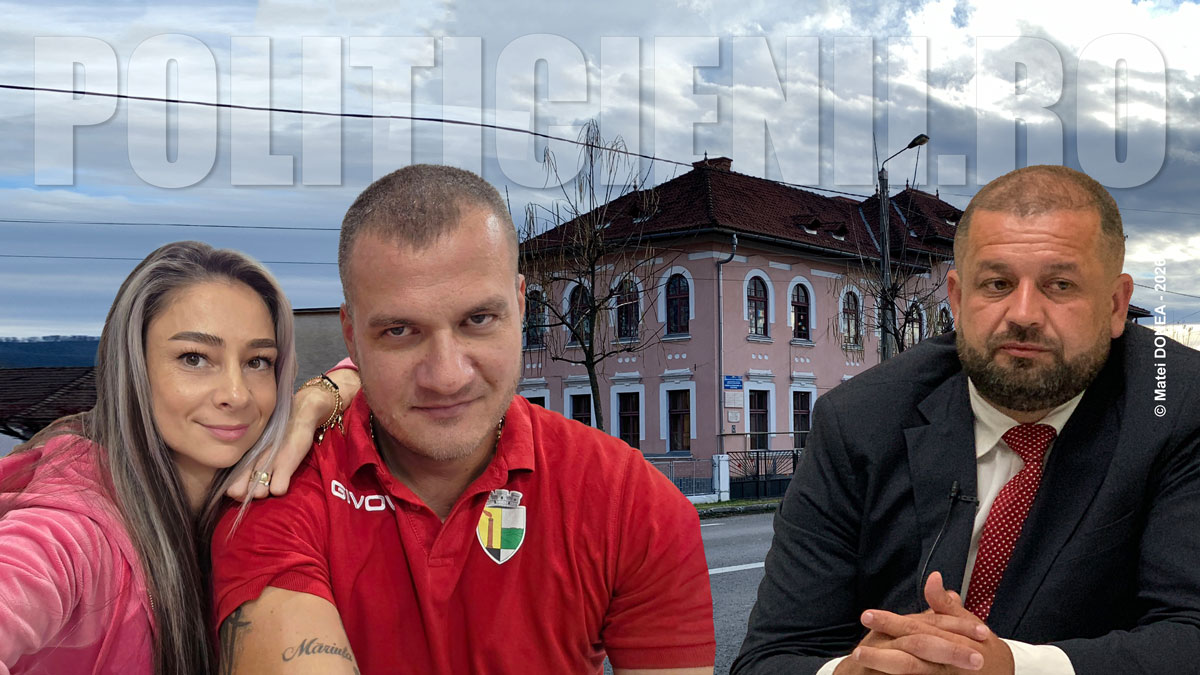 Familia Raul si Mariuta Oprisor plus "Inocentiu", primar