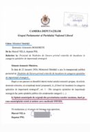 Scrisoare catre Ministerul Sanatatii - pag. 1