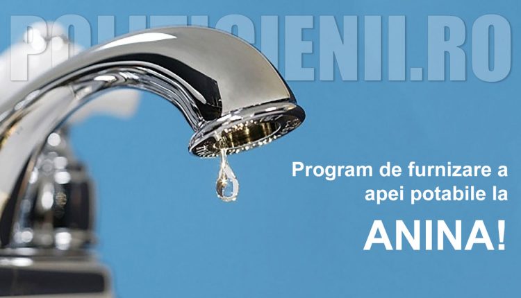 Program apa potabila Anina