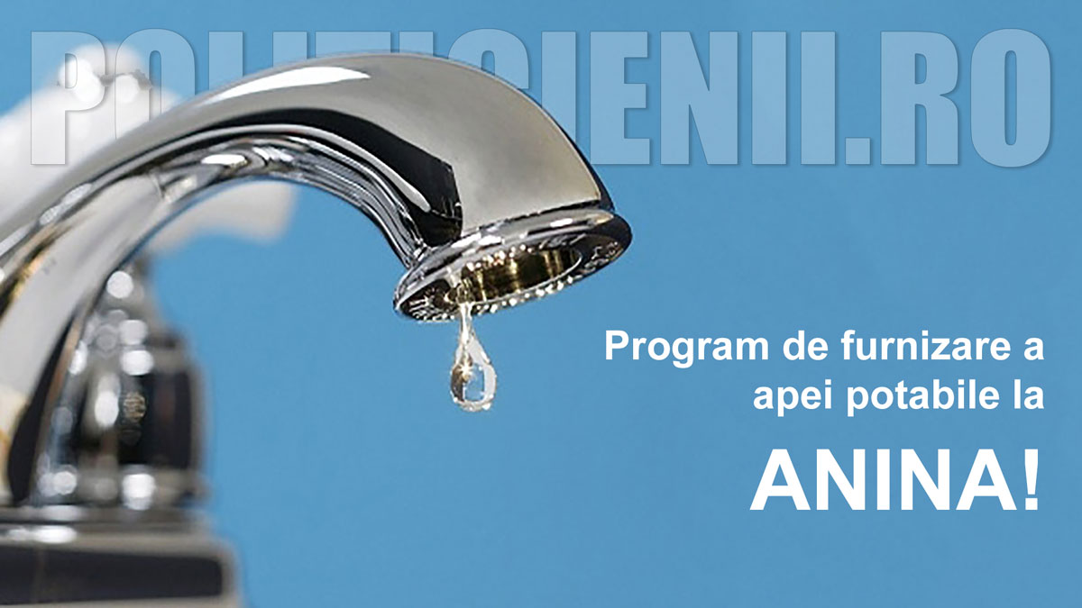 Program apa potabila Anina