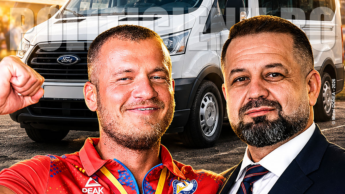 "Inocentiu" Goja, Raul Oprisor si microbuzul primariei Otelu Rosu